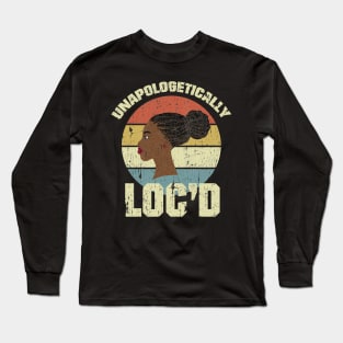 Unapologetically Loc'd Locs Vintage Long Sleeve T-Shirt